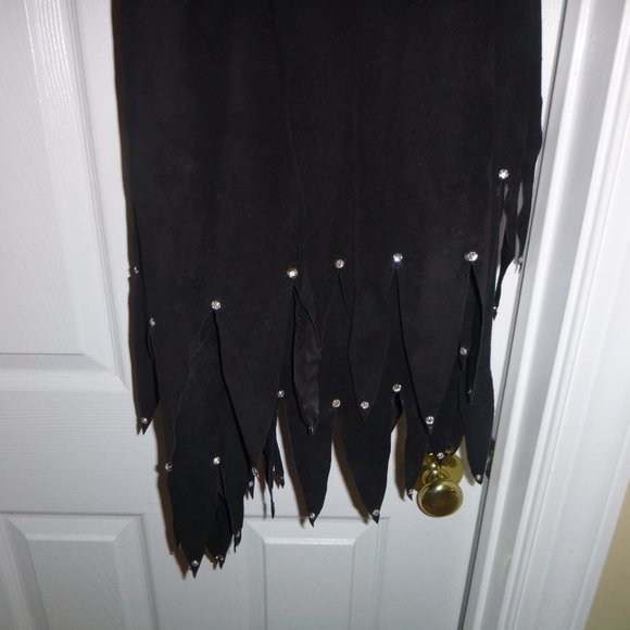 Vintage 1980's 2 Piece Leather Suede Dress Unique! - Picture 4 of 6